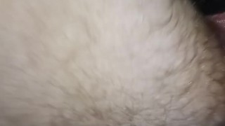 Deep anal close up