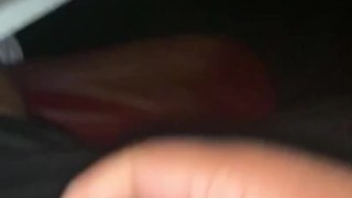 Playing with my 6 inch black Dick ‼️ Inside the movie theater...I came on the seat ! 