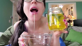 Swishing My Hot Golden Piss