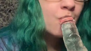 Dreamy Dryad Throats Clear Dildo