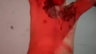 sexy boy tickles himself while dancing
