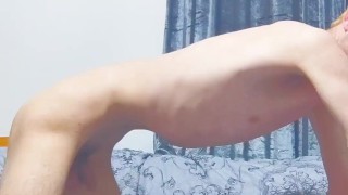 Showing off my very skinny ribs and small tight ass to the viewers
