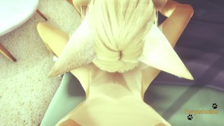 Furry Yaoi - POV 2 Foxes Blowjob and Fucked