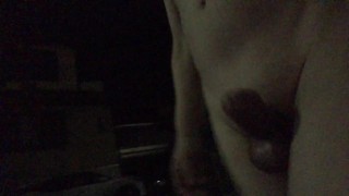 Walk around with a naked erection at midnight - 深夜に近所を全裸勃起で徘徊／隠れた後に近づく謎の足音からは逃れられない／0419-01／晴れ／気温07度