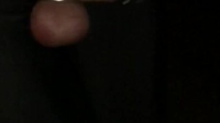 Late Night JOGGING ** 3 COCK RINGS ON - in Slow Motion **