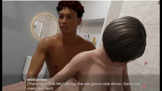 Smut Story Redhead Big Tits Milf and Jada Gets Fucked in Bathroom