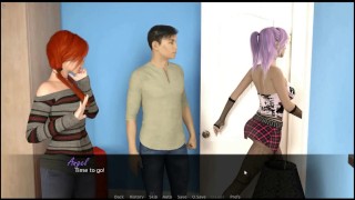 Unleashed Angela fucked while Milf Olivia Masturbates