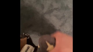 Teasing and jerking off after a long day 