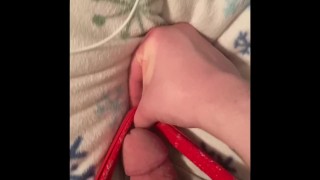Teasing and jerking off after a long day 