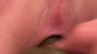 Slut takes 13inch dildo