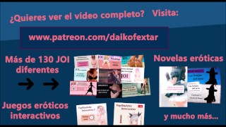 JOI hentai con una zorrita cachonda, en español.