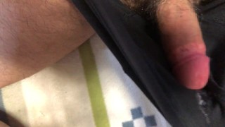 【HD】パンツ越しにシコシコと手コキ！オナニーが気持ちよすぎて声を出しながら中に大量放出！！