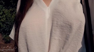 Boobwalk: White Shirt