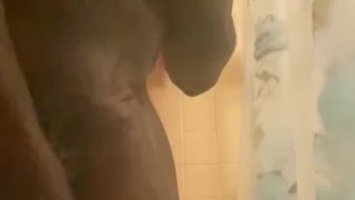 Nutted twice while showering … was mad horny 