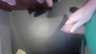 A little cumshot on the floor