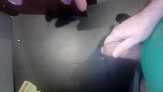 A little cumshot on the floor
