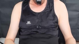 Giant Cock Hyperspermia to the Face!