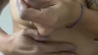 Oiling my Titties