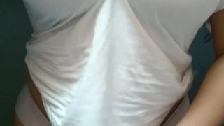 Playing With My Big Milking Boobs and Dropping them like a Hot Cake