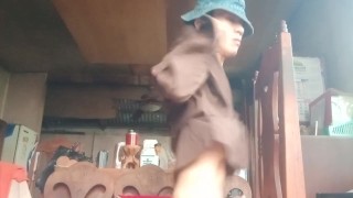 Me against the chair 