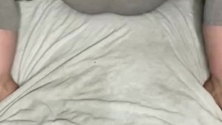 Squirting in my grey leggings 