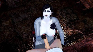 man fucked standing Alcina Dimitrescu