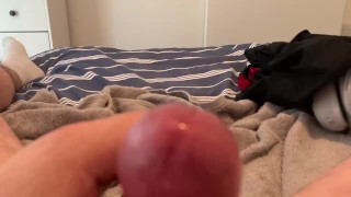 Huge cum shot and morning wood - Aaron King