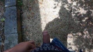 A good piss in the countryside