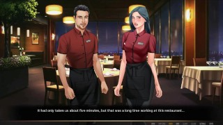 Hillside-Waitress Wild Blowjob