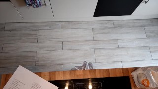 Top Chef Naked French Twink edition : Perfect breakfast with pancake and huge uncut cock