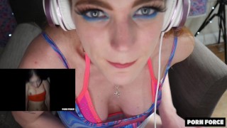 Carly Rae Summers Reacts to ROUGH POWER FUCK MAKES HER BRAIN MELT - PF Porn Reactions Ep IV ´