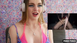 Carly Rae Summers Reacts to ROUGH POWER FUCK MAKES HER BRAIN MELT - PF Porn Reactions Ep IV ´