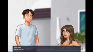 SummertimeSaga-A Wild Night Sex With Milf & Her stepdaughter