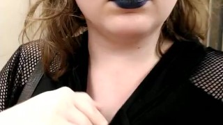 Whore Shows Off in Walmart Restroom