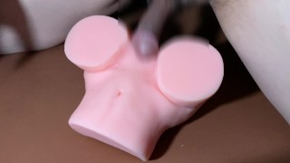 ムラムラして彼女（シリコン）の割れ目にねっとりちんぽを擦り付ける（兼モザイクテスト）