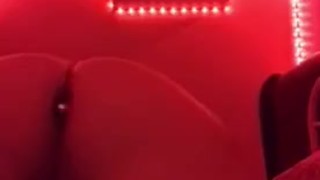 BBW SOLO magic wand and butt plug play