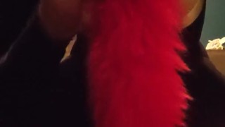 James plays with a Tail Plug and a Inflatable Buttplug