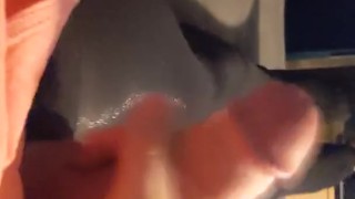 Crossdresser Edges before Chastity