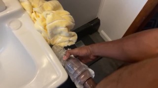 Hung Black Dick Fucking & Stroking Fleshlight Til He Drops A Load 