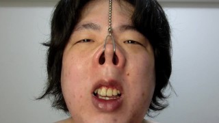 豚のオナニー10　Nose hook masturbation10