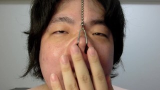 豚のオナニー10-2　ブタ鼻の触り心地　Pig masturbation 10-2 Touch the pig nose