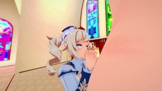 FOURSOME WITH JEAN AND BARBARA - GENSHIN IMPACT Porn