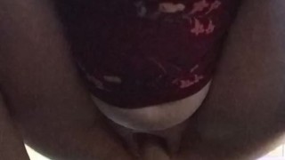Playing with my toy