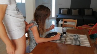 I piss on my girlfriend while she has breakfast