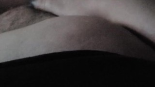Secretly rubbing my clit with roommates nearby