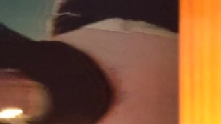 Slave gets Bimbo Lips with Shot Glass