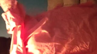 Crossdresser Dances and Twirls around in a Pink Dress