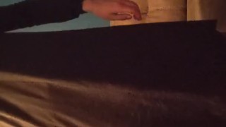 Crossdresser Twirls Around in a Black Dress