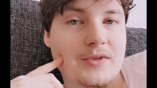 Naughty TikTok boy shows his cock in short video