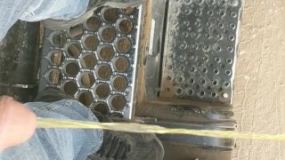 Peeing at work